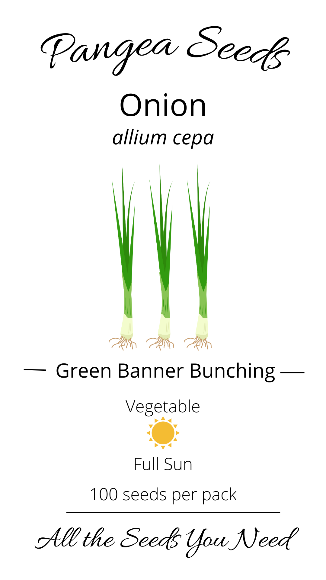 Green Banner Bunching Onion