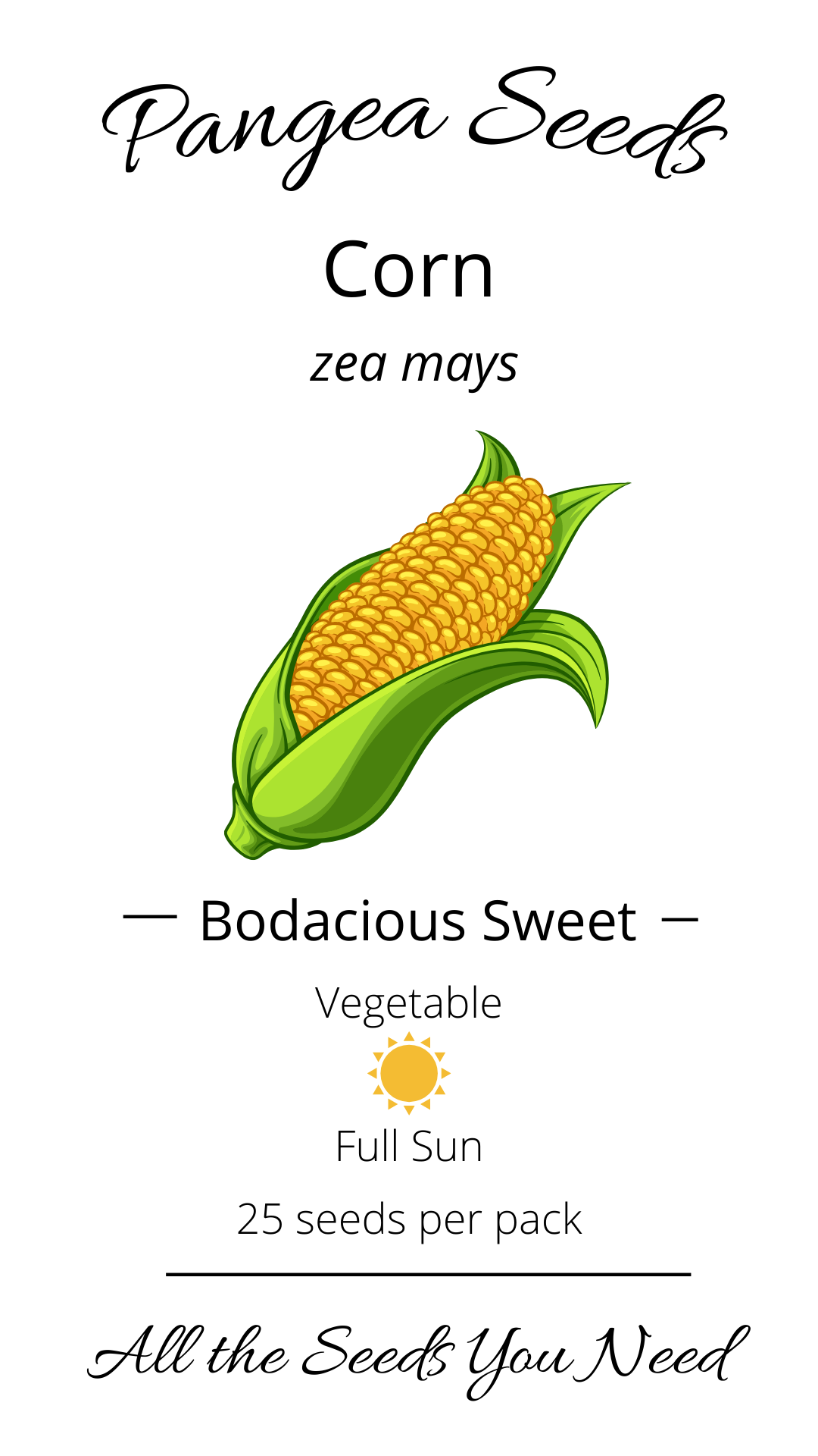 Bodacious Sweet Corn Hybrid