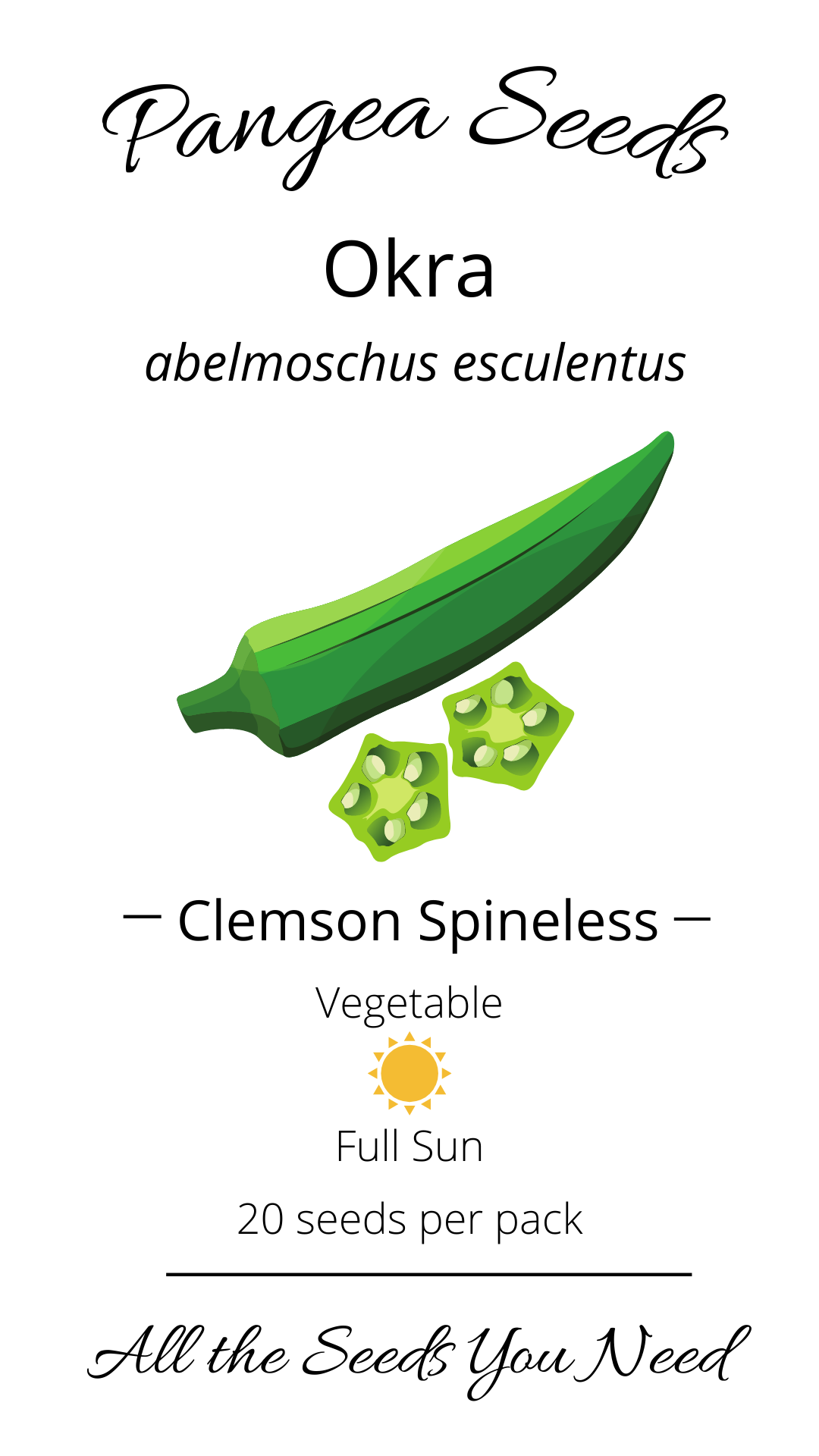 Clemson Spineless Okra