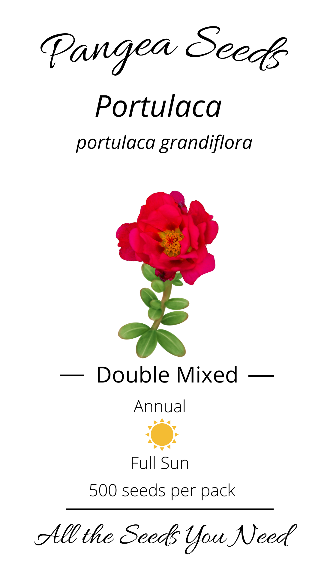 Double Mixed Portulaca