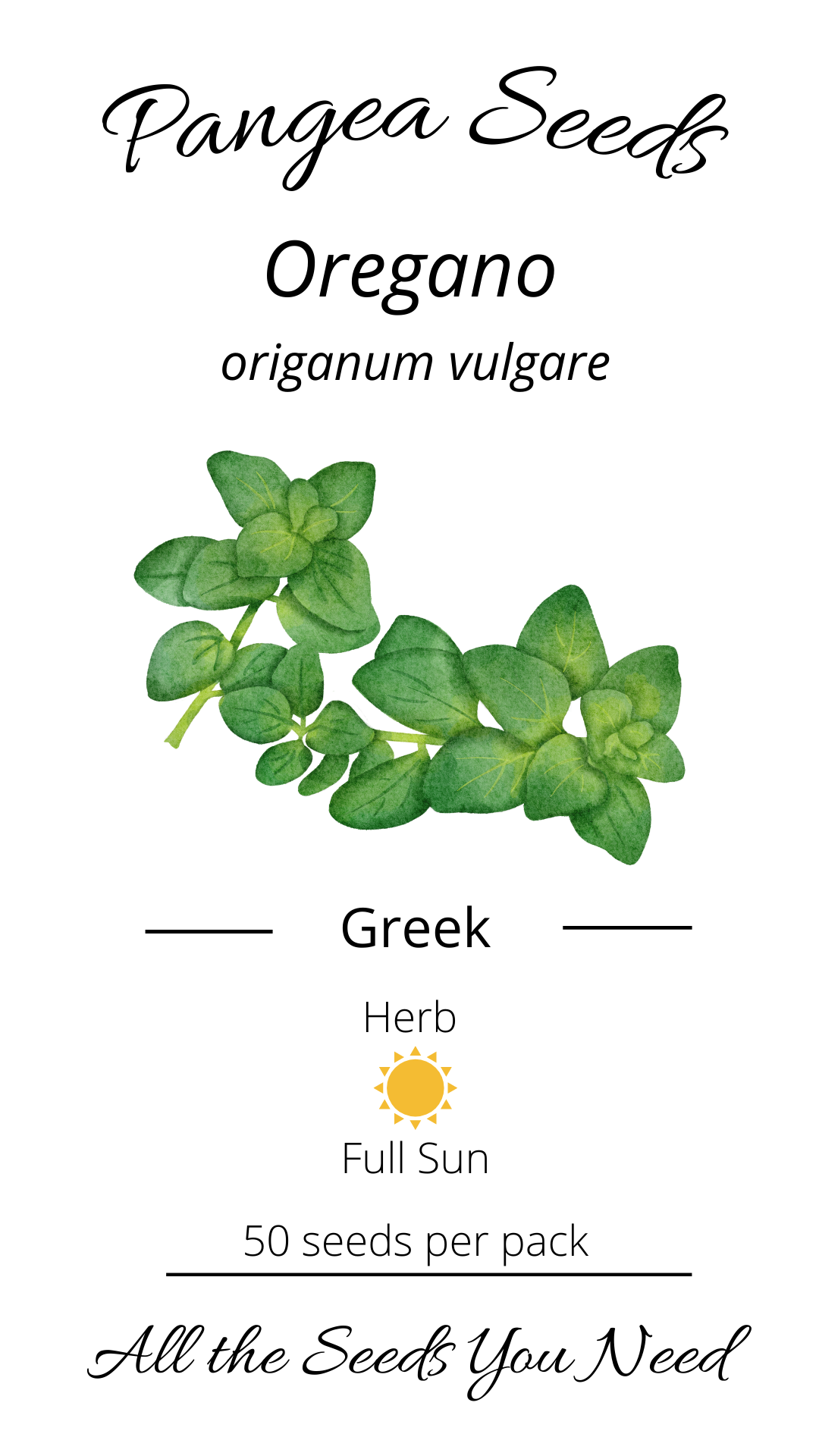 Greek Oregano