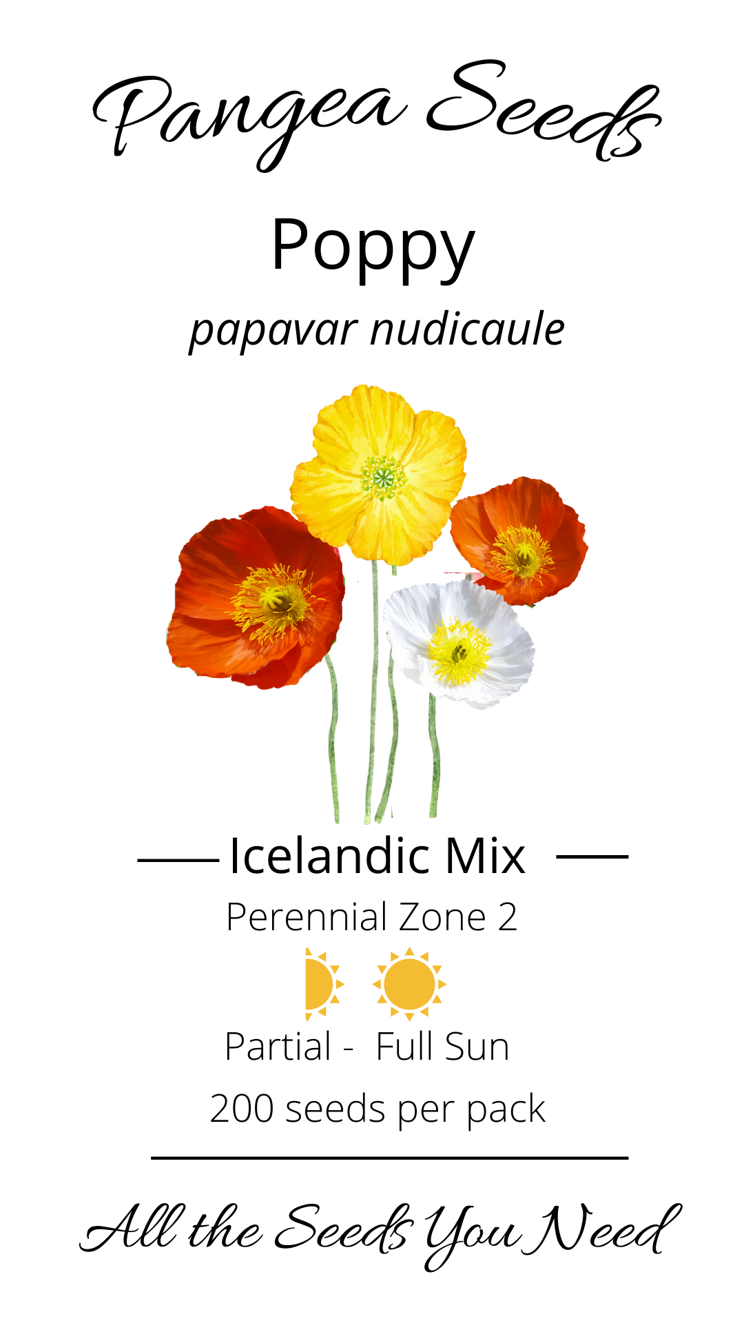 Icelandic Poppy Mix