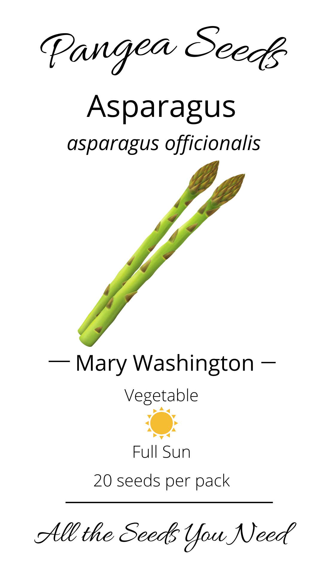 Mary Washington Asparagus