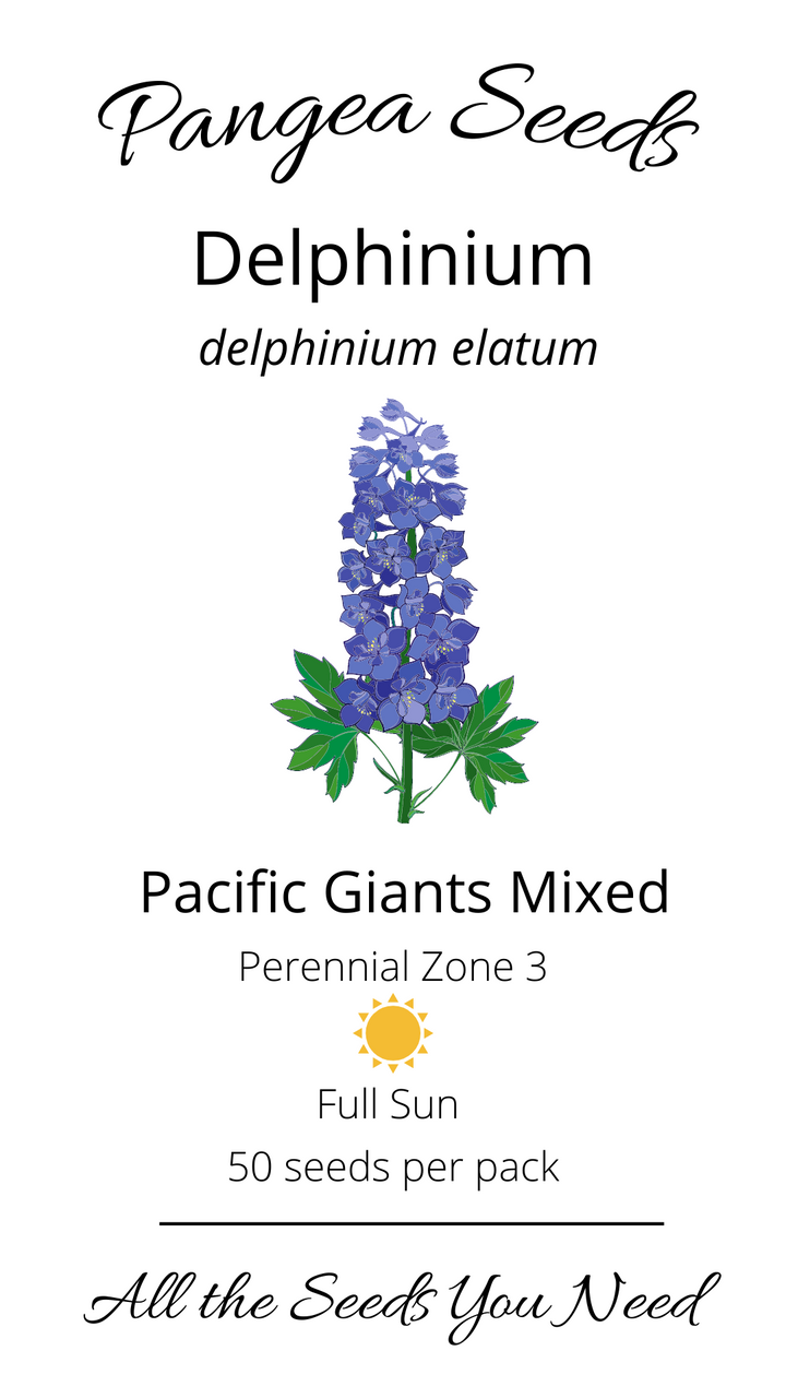 Pacific Giants Mixed Delphinium