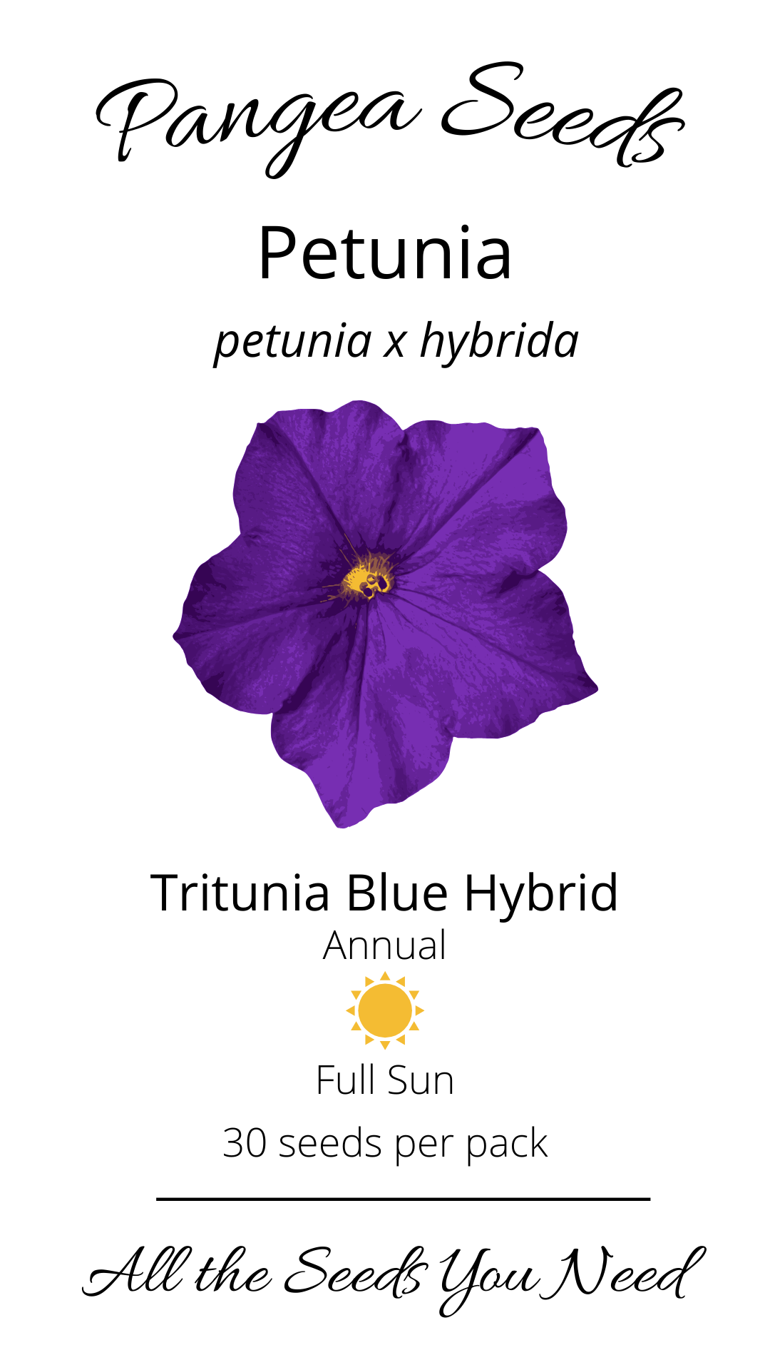 TriTunia™ Blue Hybrid Petunia