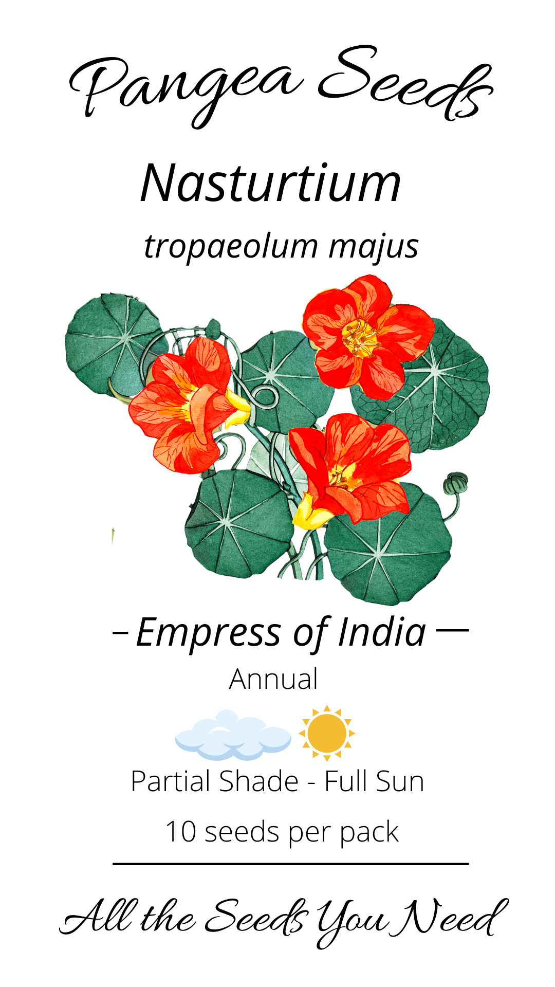 Empress Of India Nasturtium