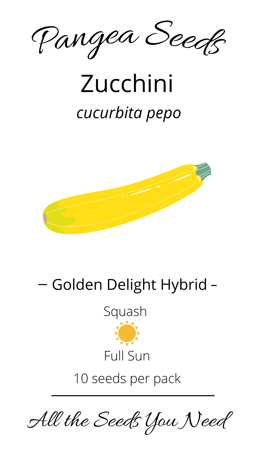 Golden Delight Zucchini