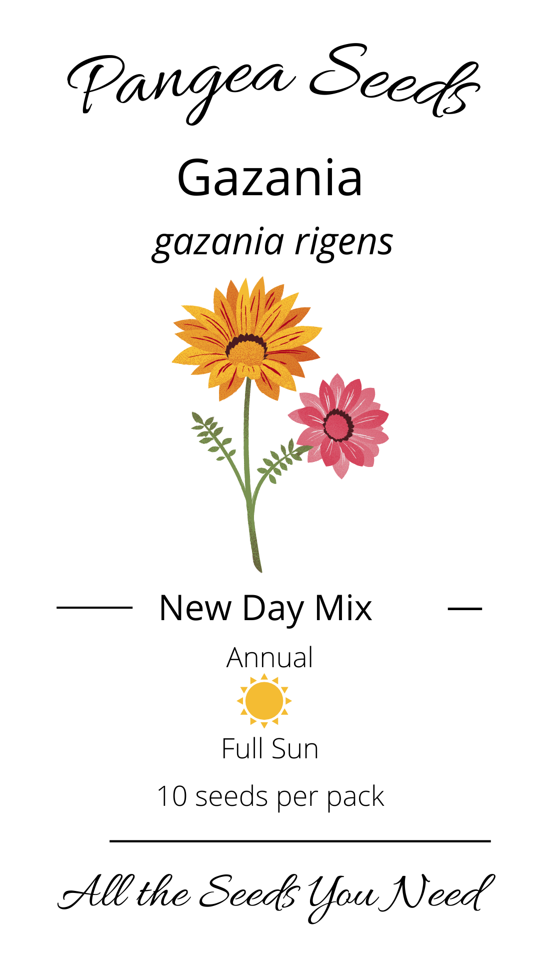 Gazania New Day Mix