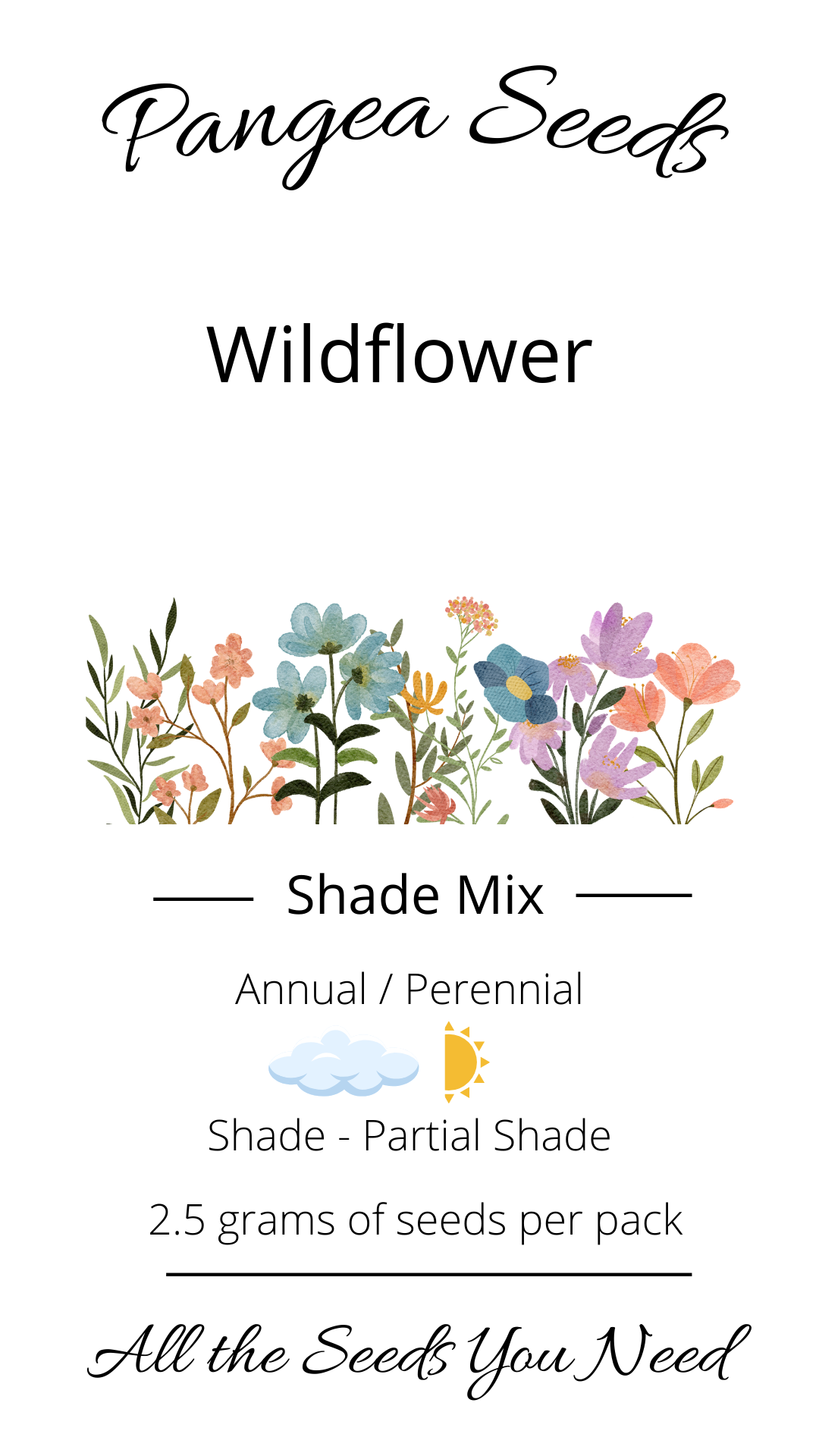 Wildflower Shade Mix