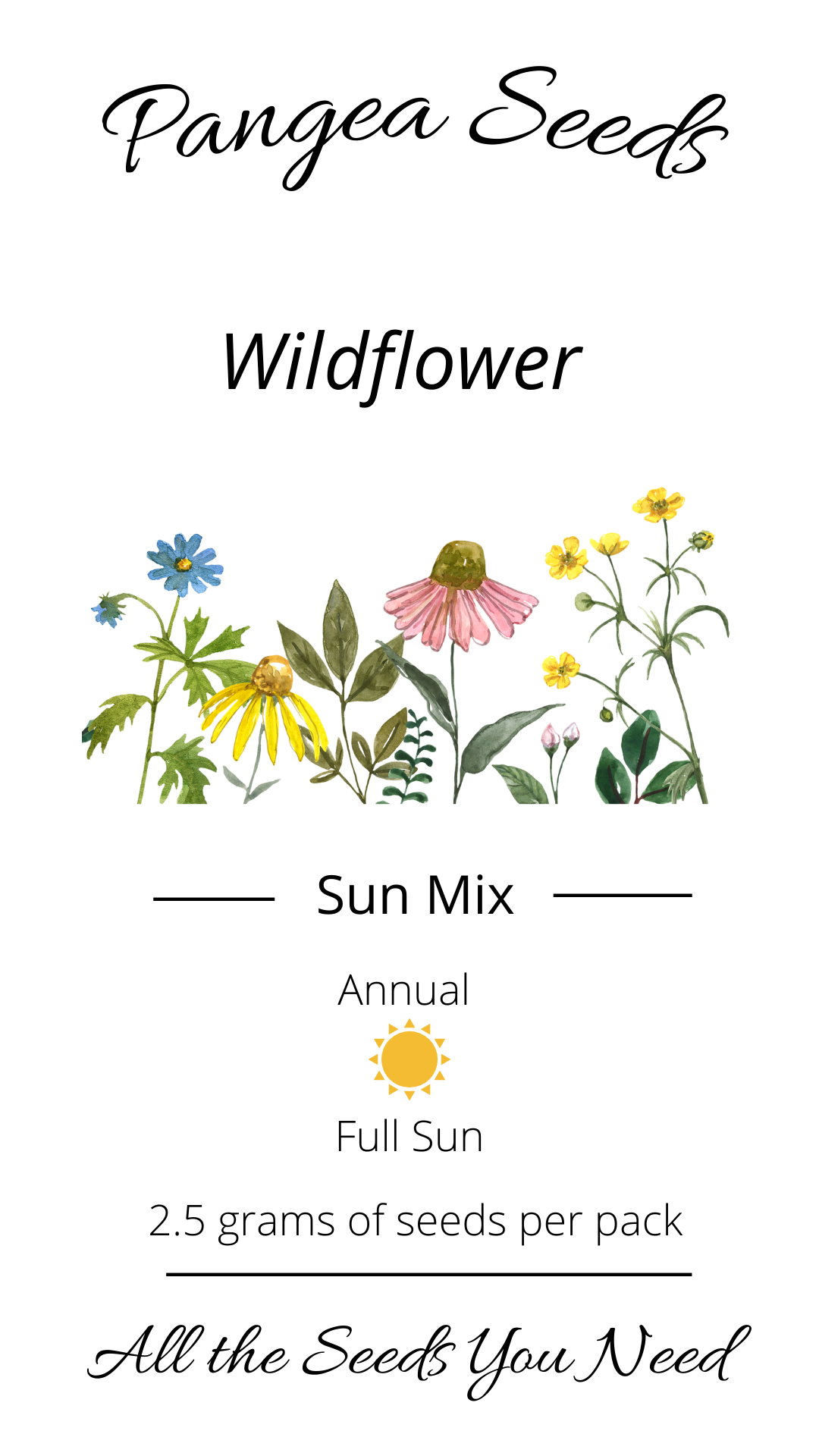 Wildflower Sun Mix