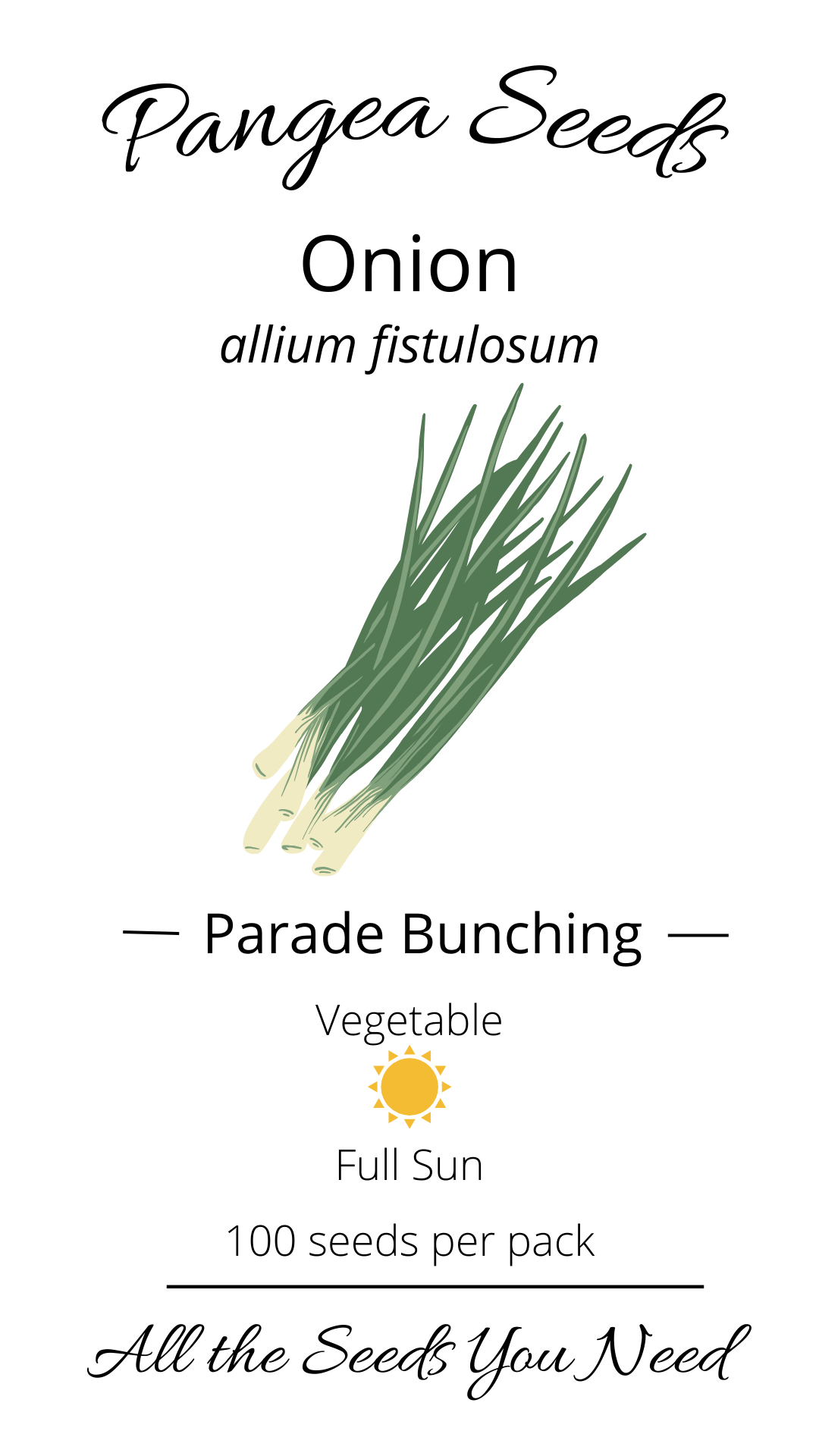 Parade Bunching Onion